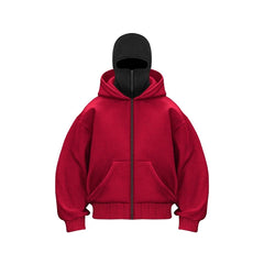 Double Hood Fleece-Lined Sweater