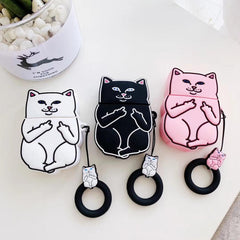 Cat Cartoon AirPods Case