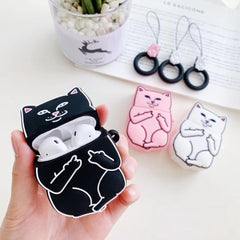Cat Cartoon AirPods Case