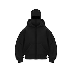 Fleece-lined Double Hooded Sweater